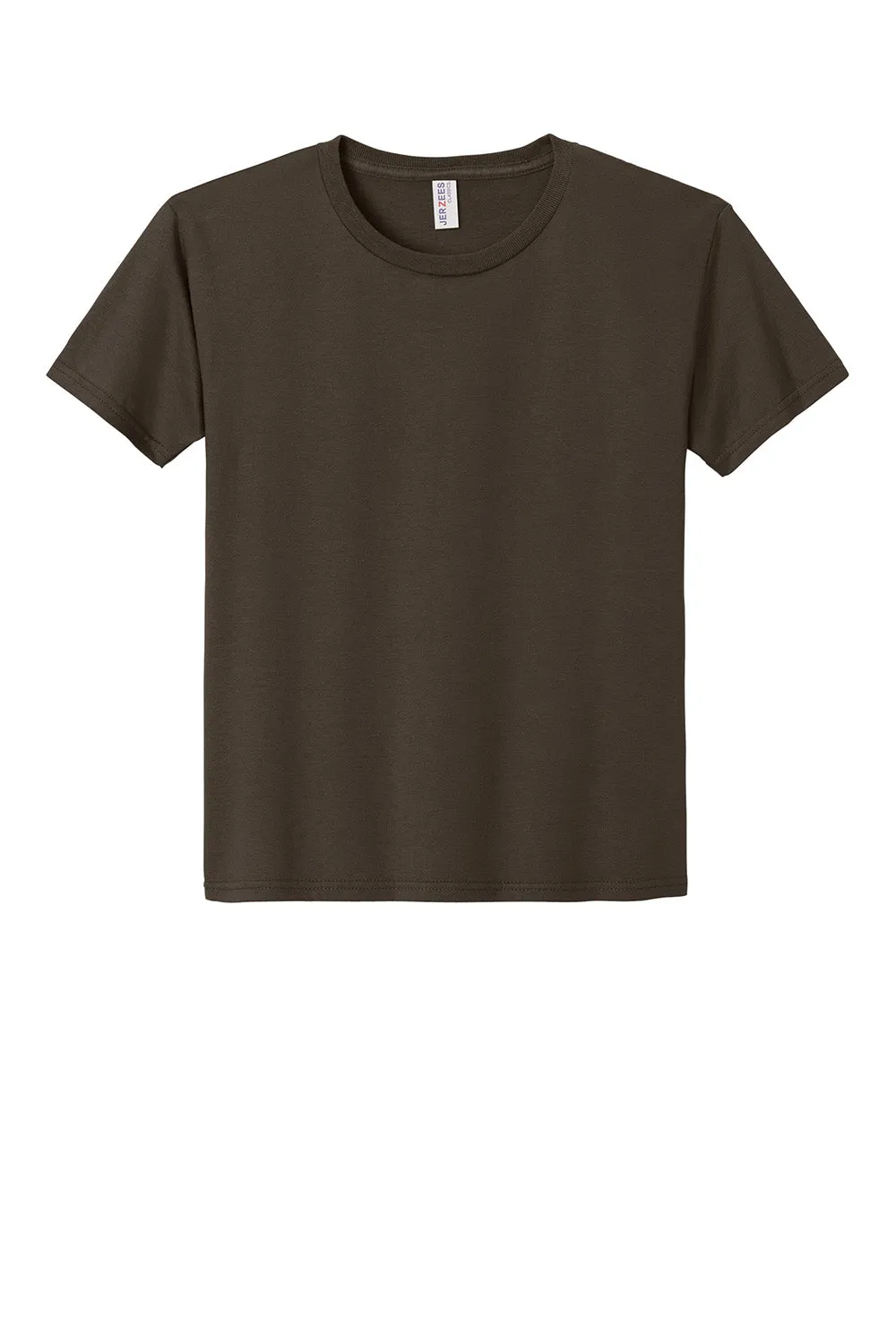 Jerzees Youth Classics Short Sleeve Crewneck T-Shirt - Chocolate Brown