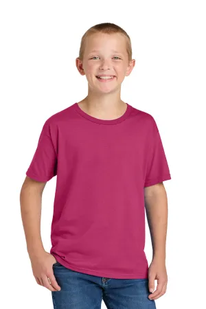 Jerzees Youth Classics Short Sleeve Crewneck T-Shirt - Cyber Pink