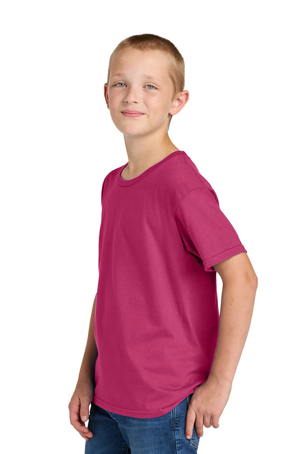 Jerzees Youth Classics Short Sleeve Crewneck T-Shirt - Cyber Pink