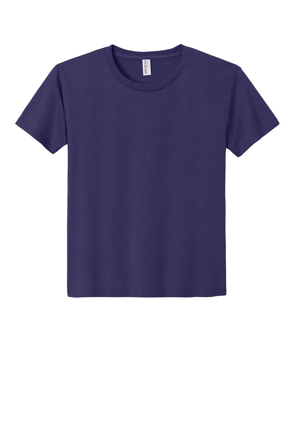 Jerzees Youth Classics Short Sleeve Crewneck T-Shirt - Deep Purple