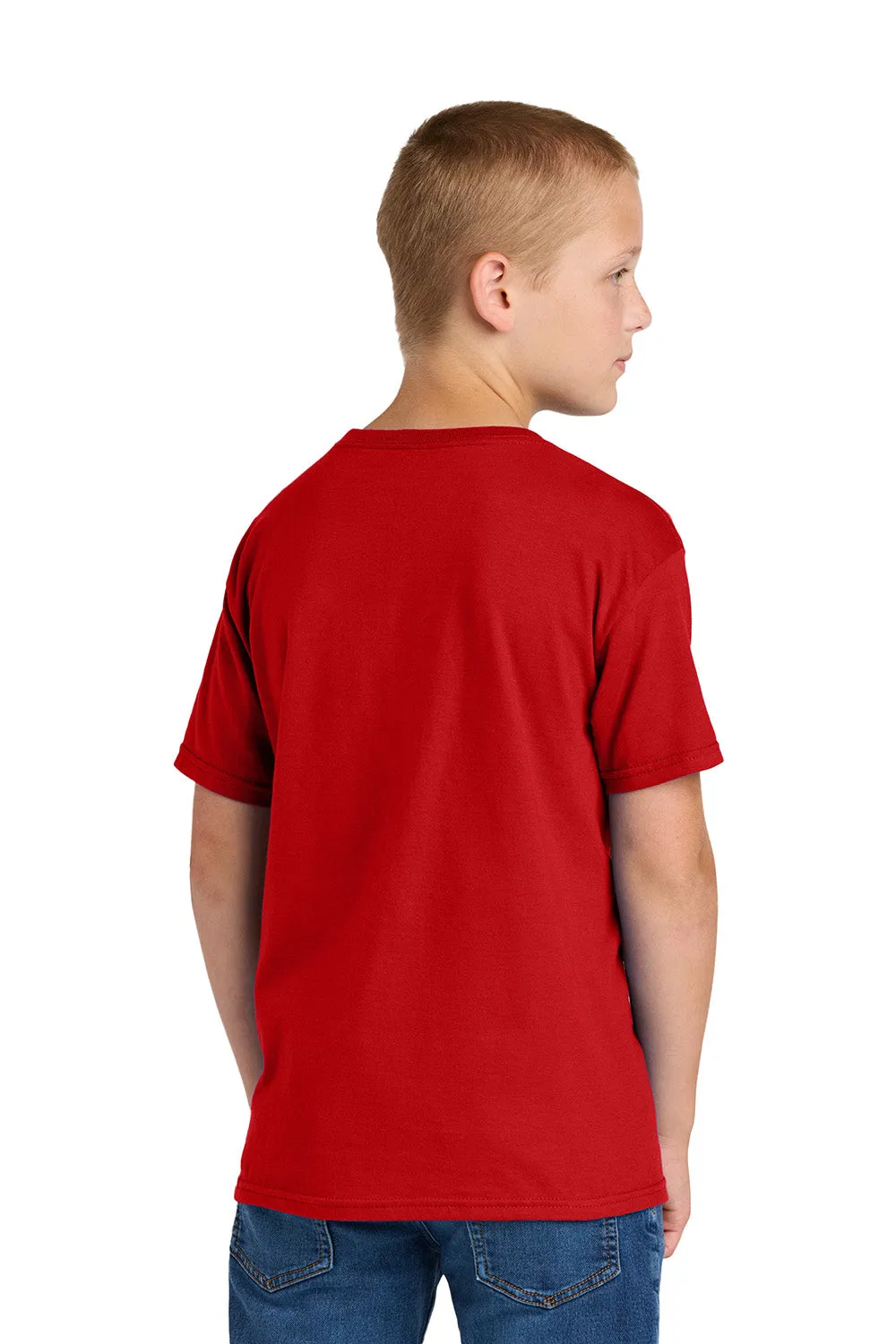 Jerzees Youth Classics Short Sleeve Crewneck T-Shirt - Fiery Red