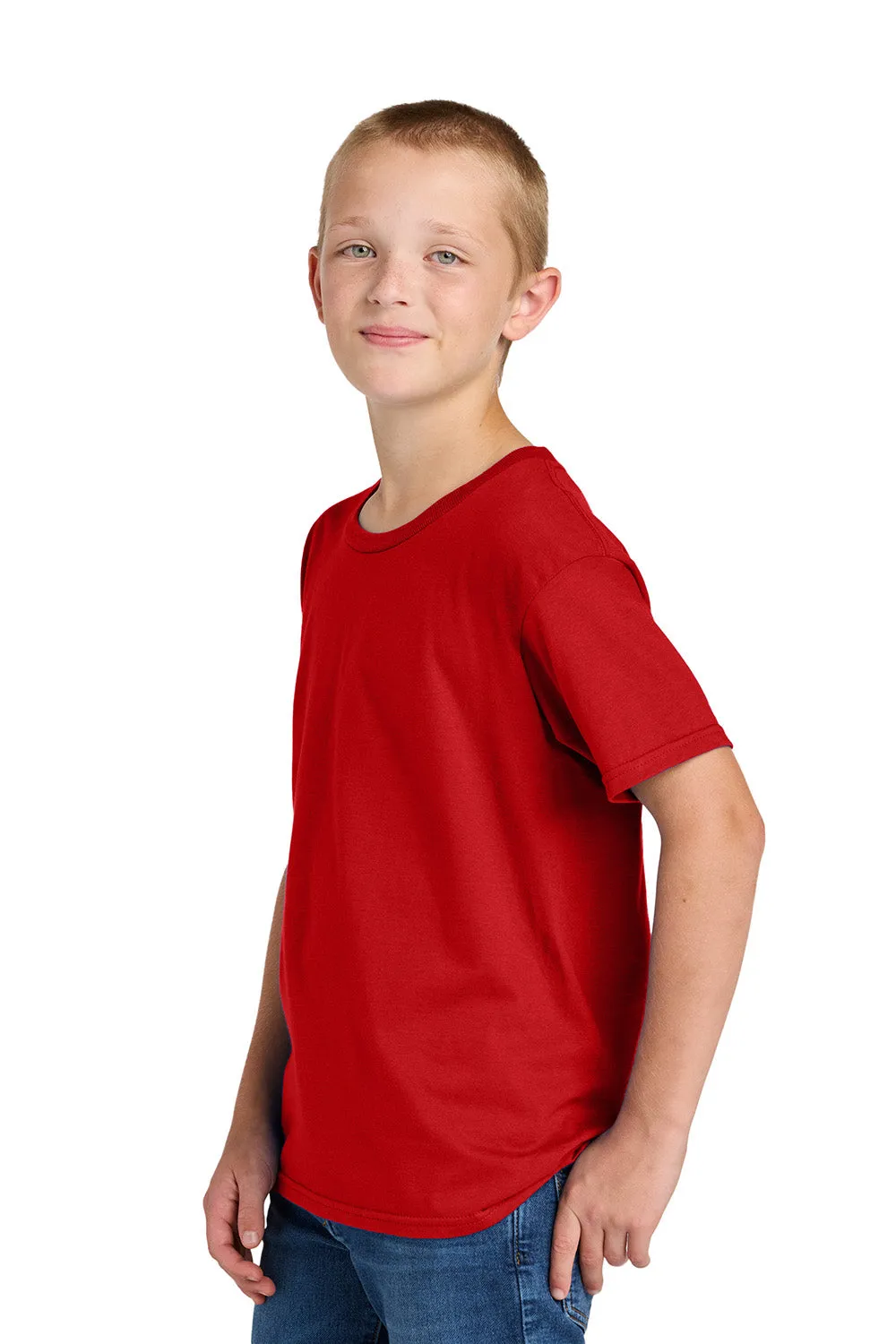 Jerzees Youth Classics Short Sleeve Crewneck T-Shirt - Fiery Red