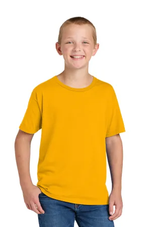 Jerzees Youth Classics Short Sleeve Crewneck T-Shirt - Gold