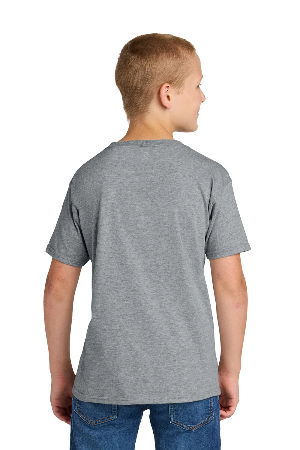 Jerzees Youth Classics Short Sleeve Crewneck T-Shirt - Heather Grey