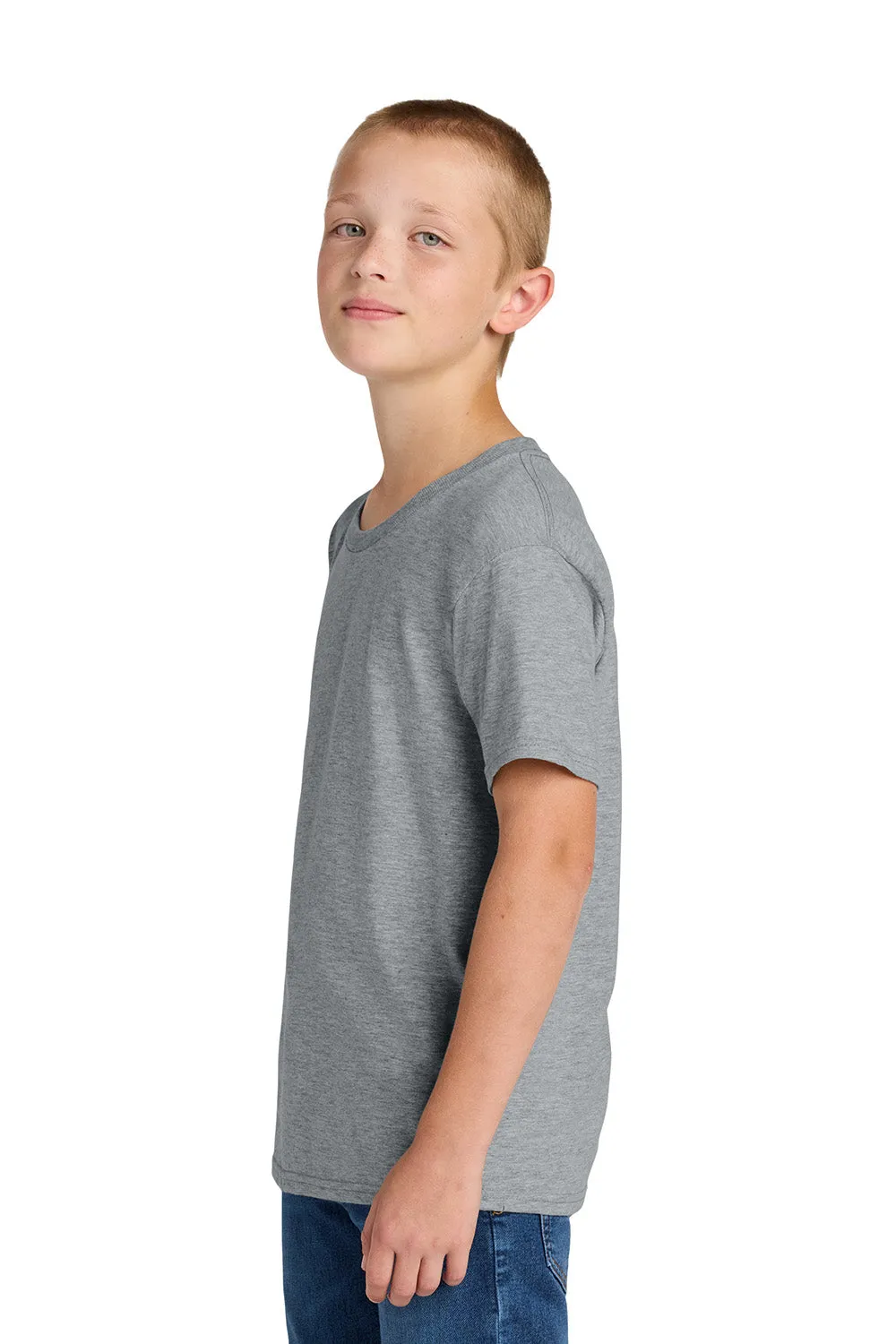 Jerzees Youth Classics Short Sleeve Crewneck T-Shirt - Heather Grey