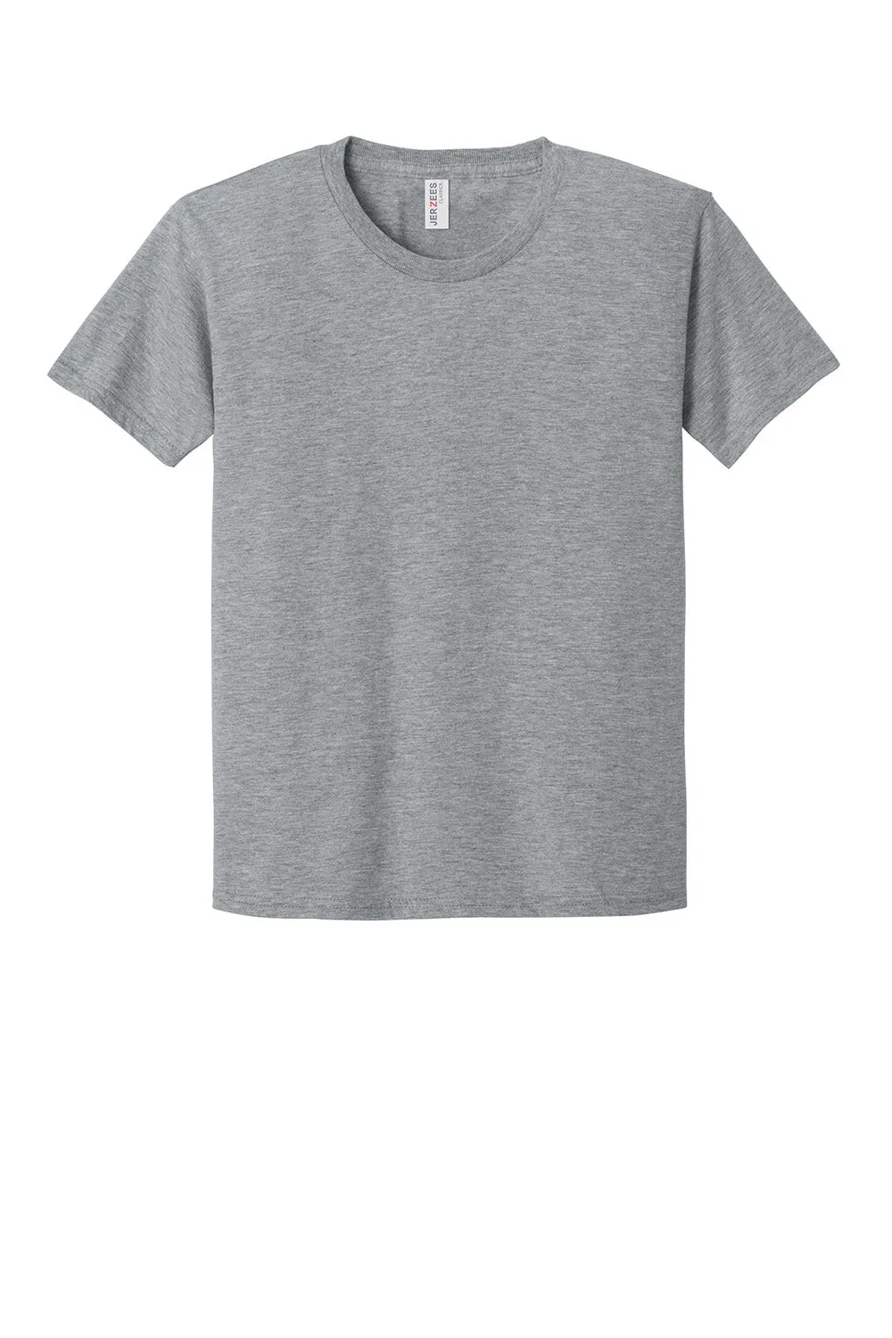 Jerzees Youth Classics Short Sleeve Crewneck T-Shirt - Heather Grey