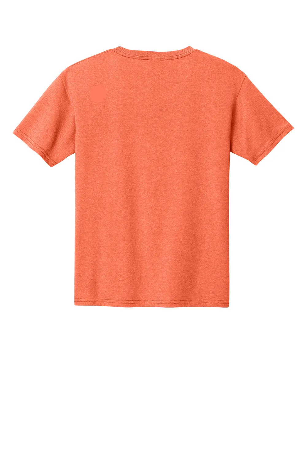 Jerzees Youth Classics Short Sleeve Crewneck T-Shirt - Heather Retro Coral Orange