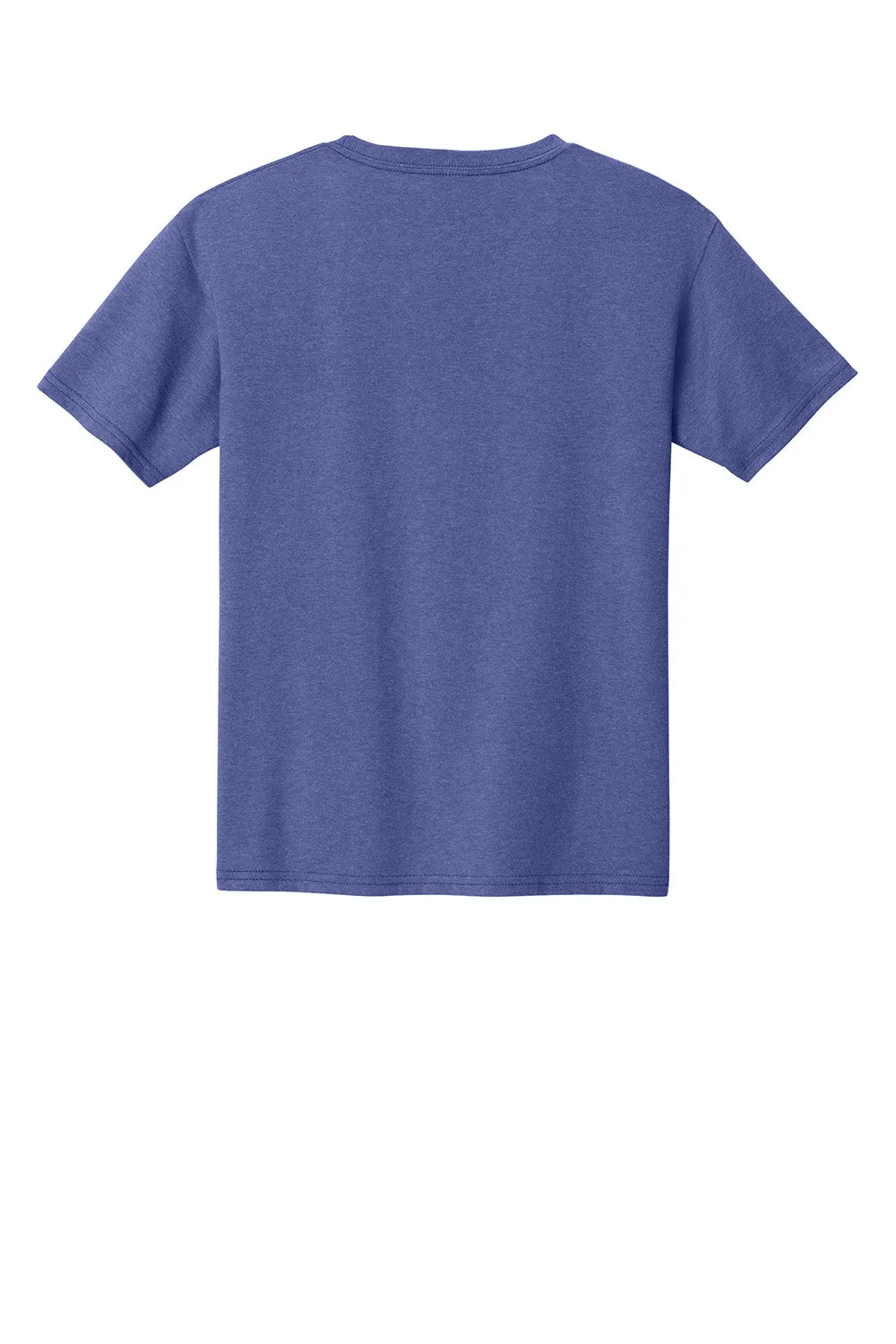 Jerzees Youth Classics Short Sleeve Crewneck T-Shirt - Heather Retro Purple