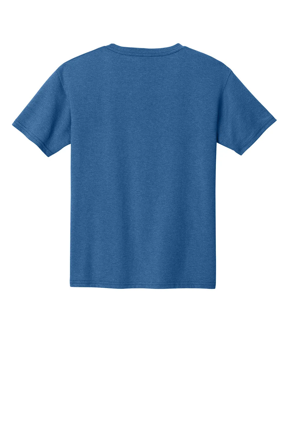 Jerzees Youth Classics Short Sleeve Crewneck T-Shirt - Heather Retro Royal Blue