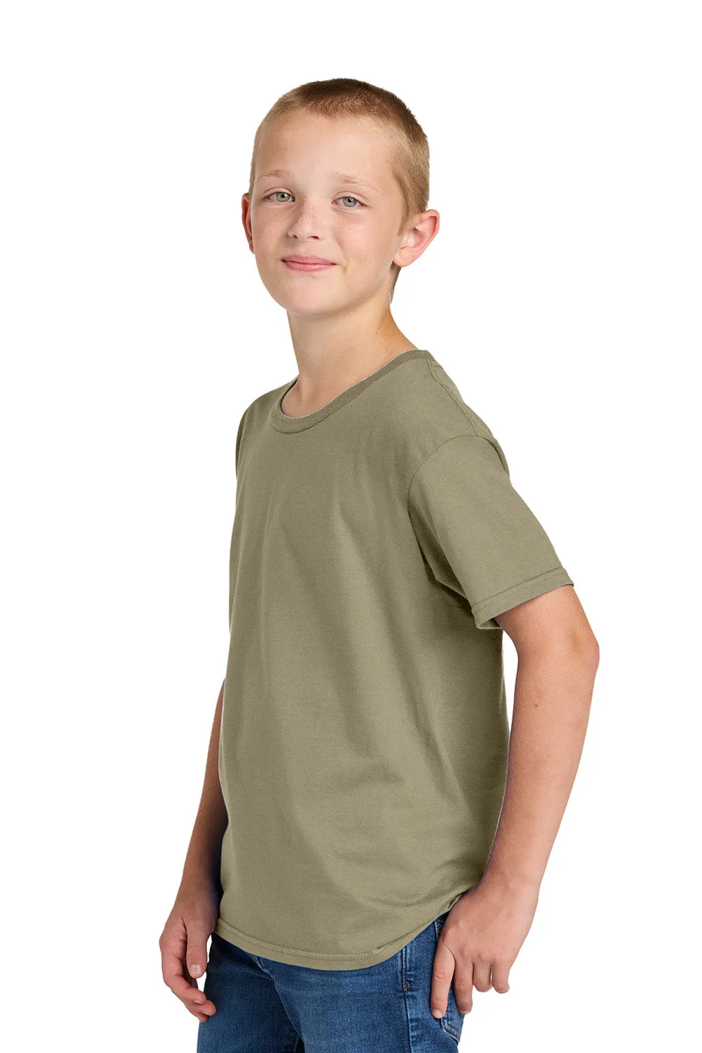 Jerzees Youth Classics Short Sleeve Crewneck T-Shirt - Khaki Brown