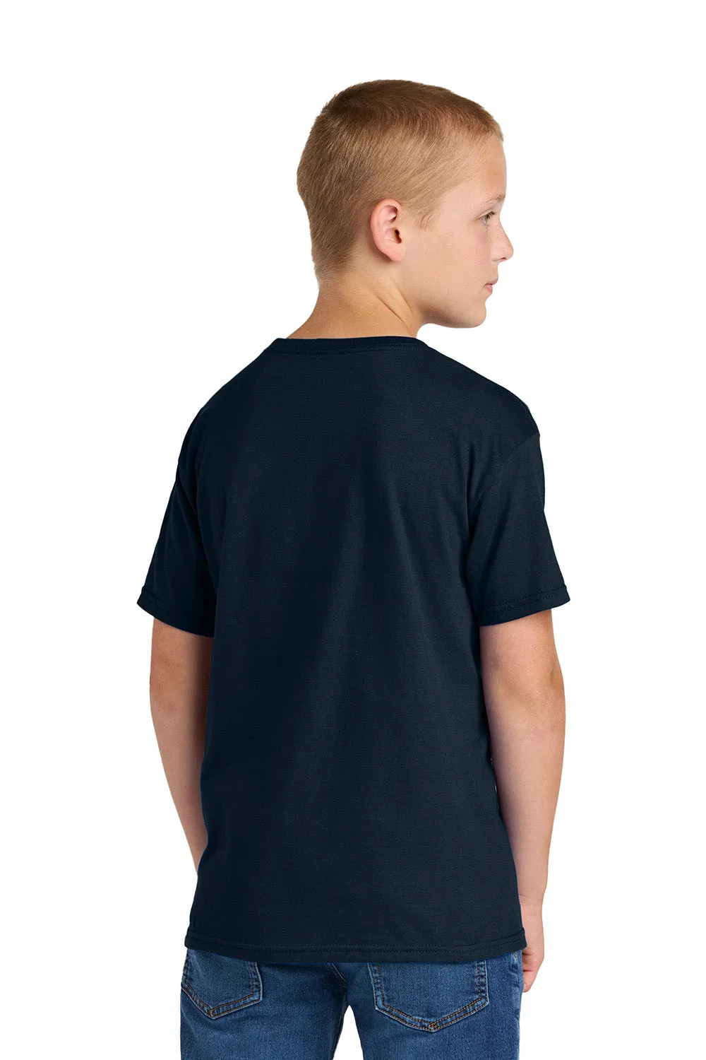 Jerzees Youth Classics Short Sleeve Crewneck T-Shirt - Navy Blue