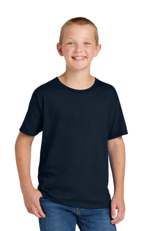 Jerzees Youth Classics Short Sleeve Crewneck T-Shirt - Navy Blue