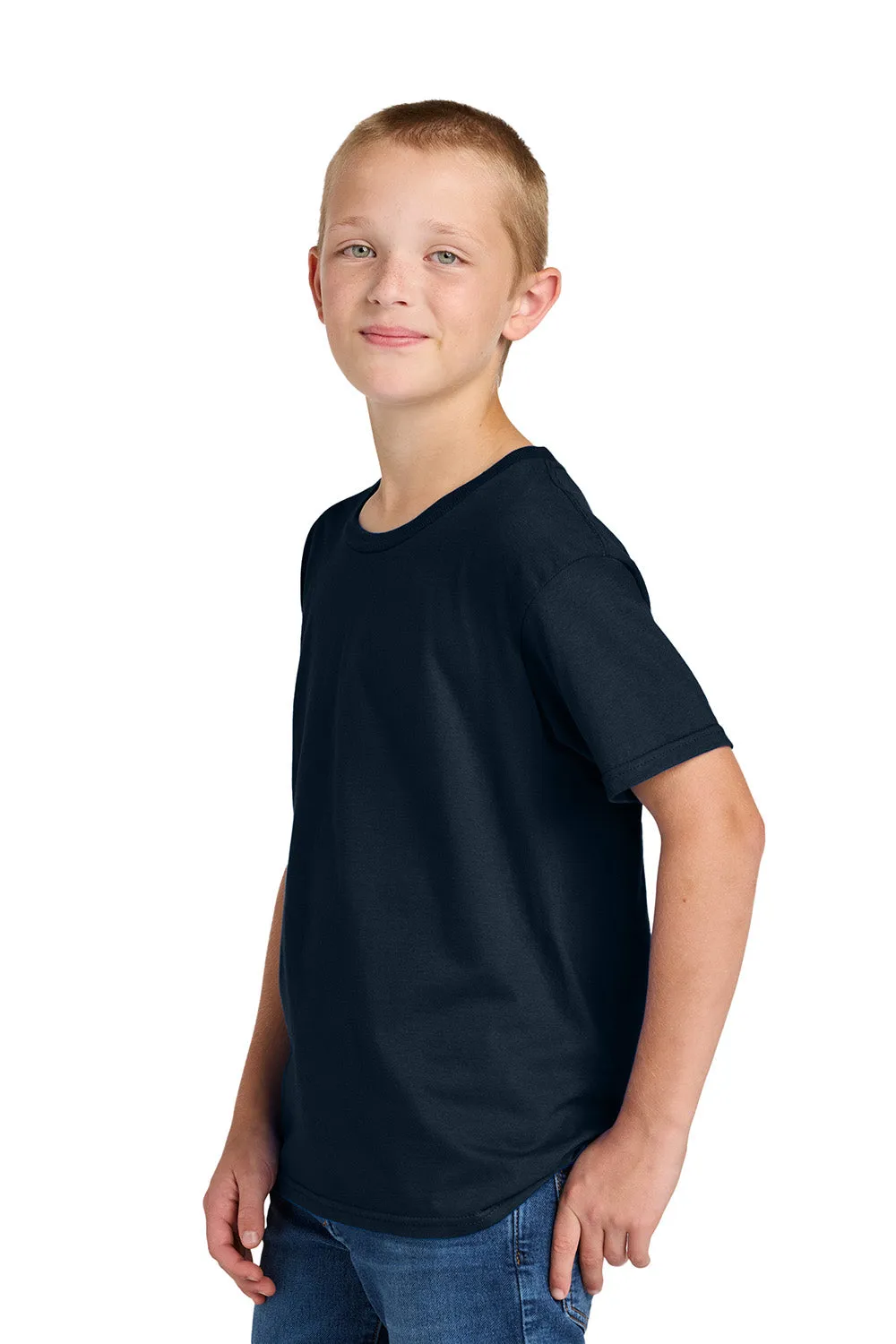 Jerzees Youth Classics Short Sleeve Crewneck T-Shirt - Navy Blue