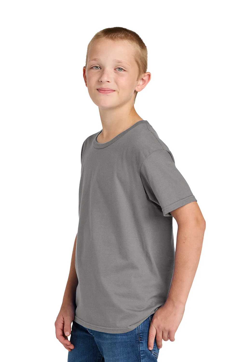 Jerzees Youth Classics Short Sleeve Crewneck T-Shirt - Rock Grey