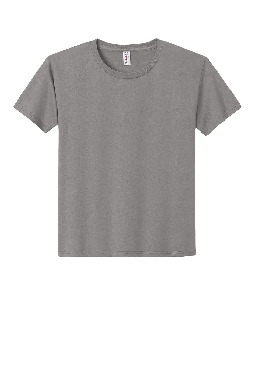 Jerzees Youth Classics Short Sleeve Crewneck T-Shirt - Rock Grey
