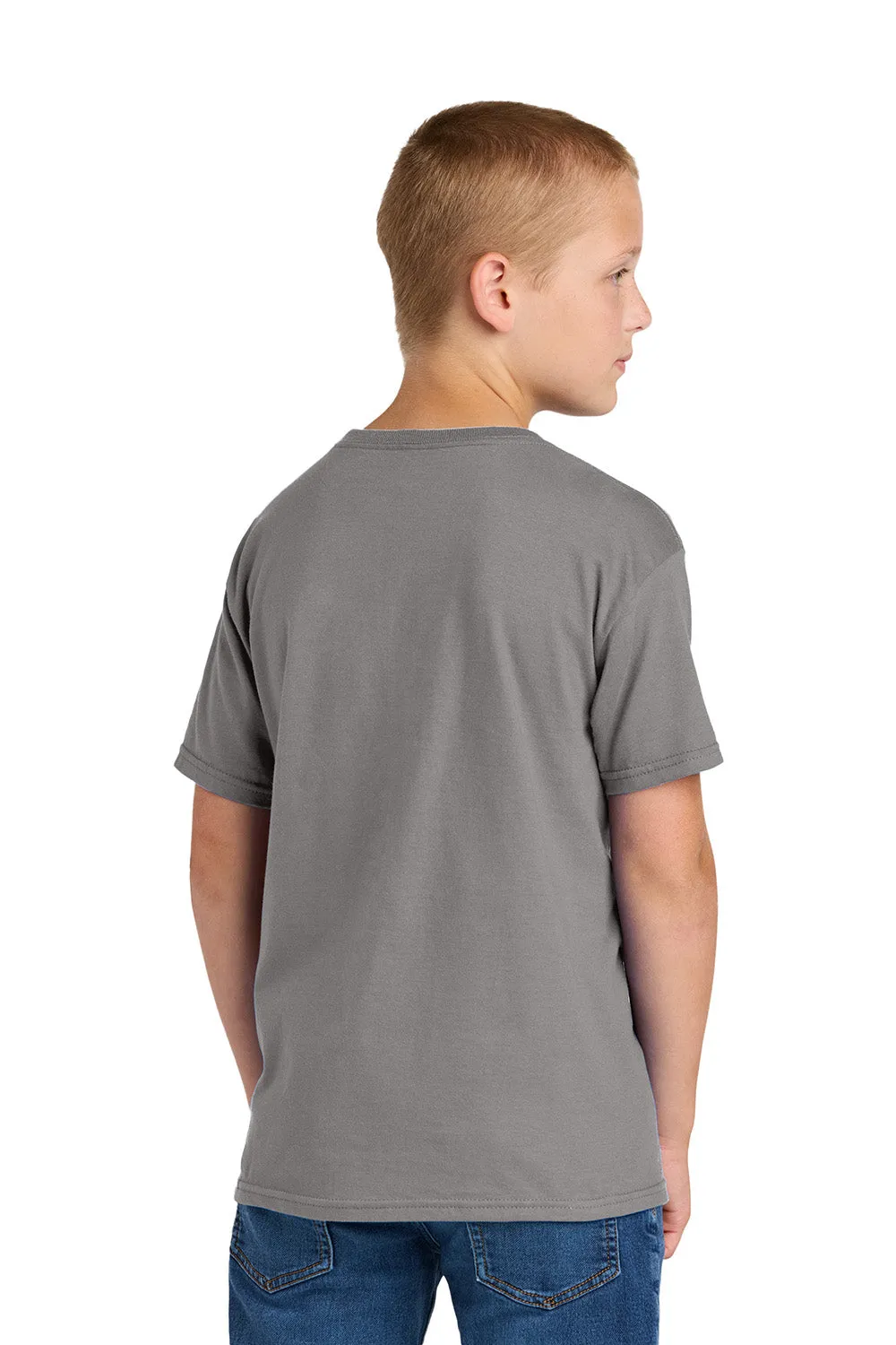 Jerzees Youth Classics Short Sleeve Crewneck T-Shirt - Rock Grey