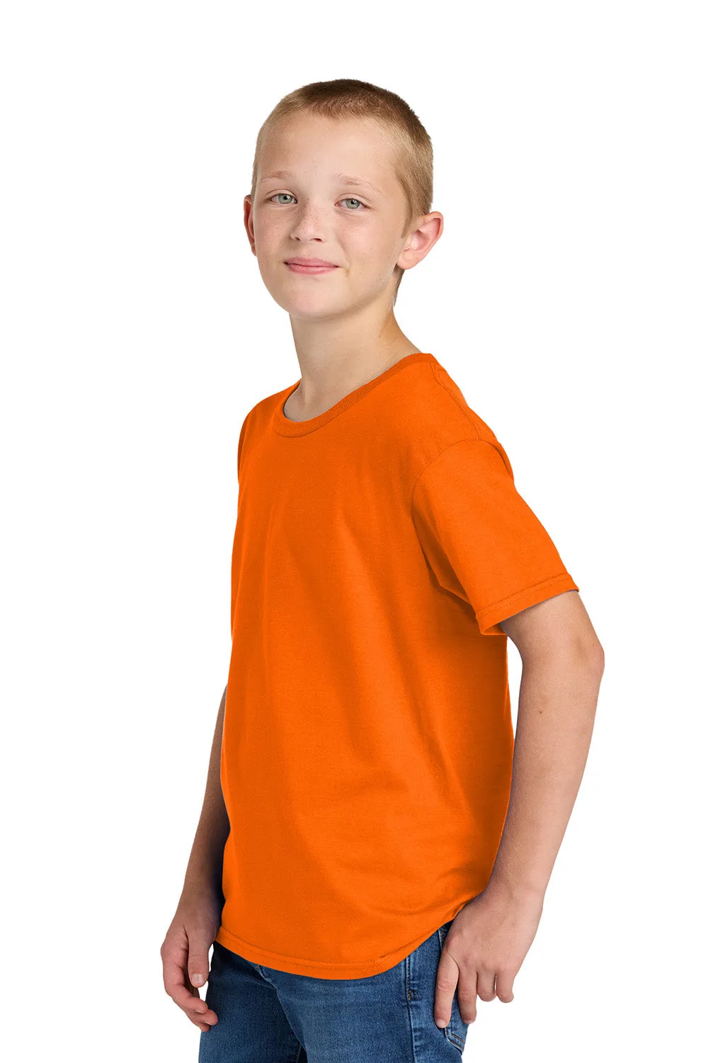 Jerzees Youth Classics Short Sleeve Crewneck T-Shirt - Safety Orange