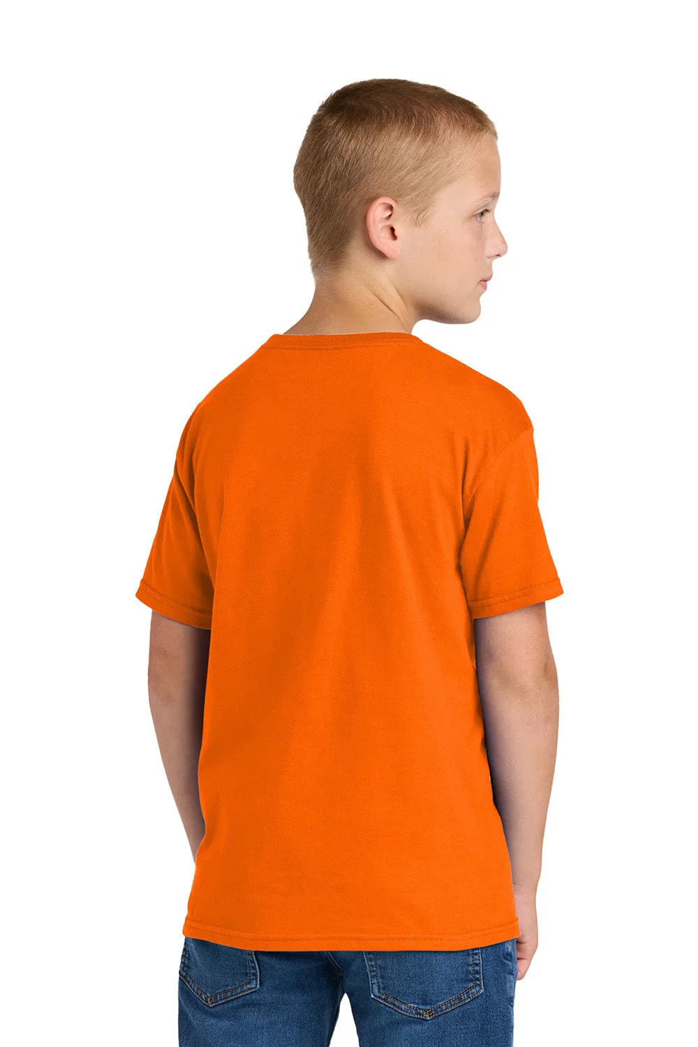 Jerzees Youth Classics Short Sleeve Crewneck T-Shirt - Safety Orange