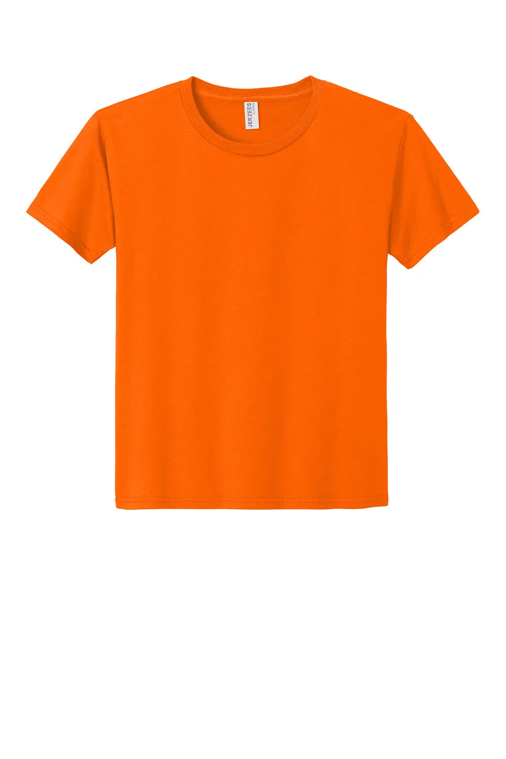 Jerzees Youth Classics Short Sleeve Crewneck T-Shirt - Safety Orange
