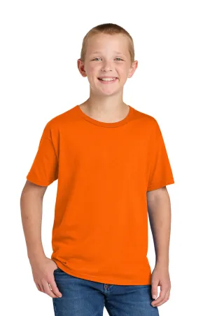 Jerzees Youth Classics Short Sleeve Crewneck T-Shirt - Safety Orange