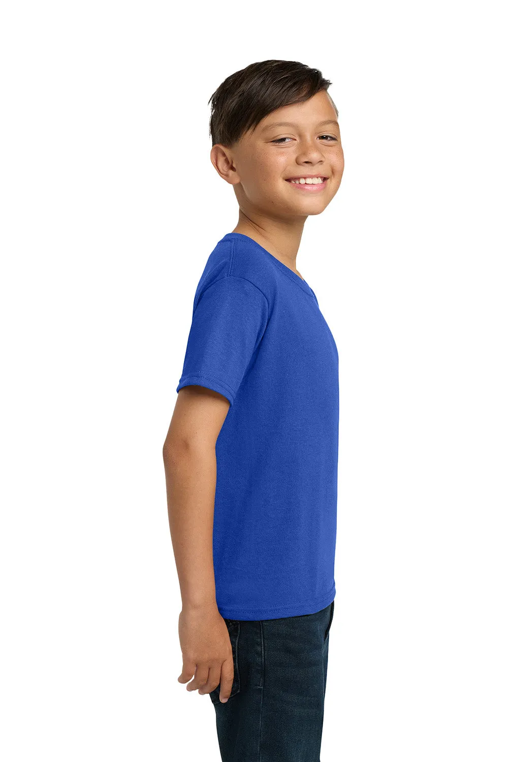 Jerzees Youth Dri-Power Moisture Wicking Short Sleeve Crewneck T-Shirt - Royal Blue