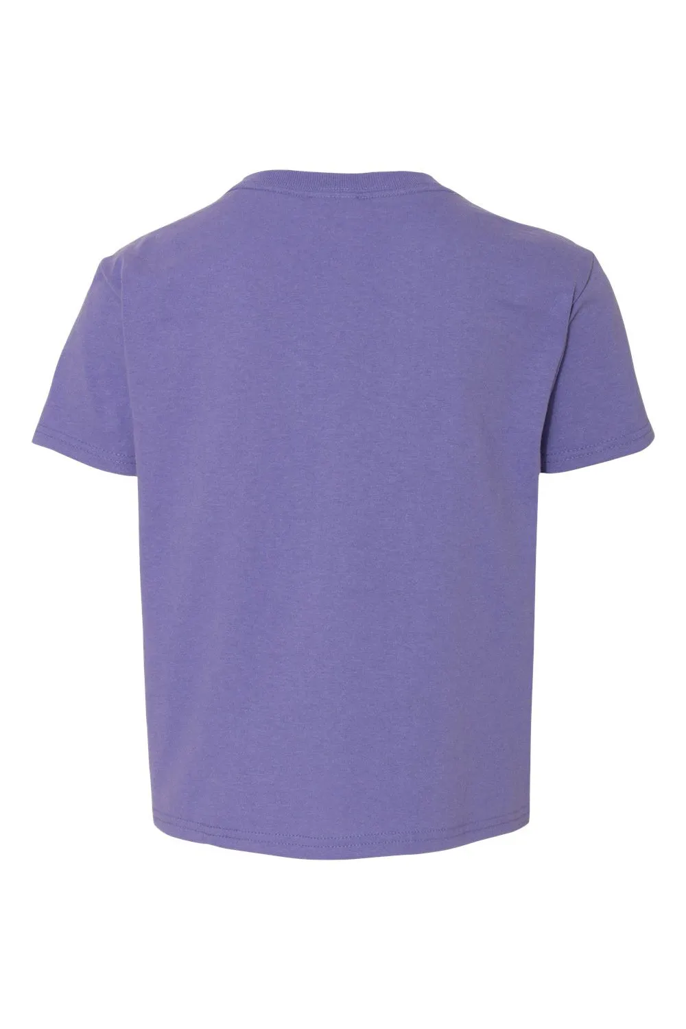 Jerzees Youth Dri-Power Moisture Wicking Short Sleeve Crewneck T-Shirt - Violet