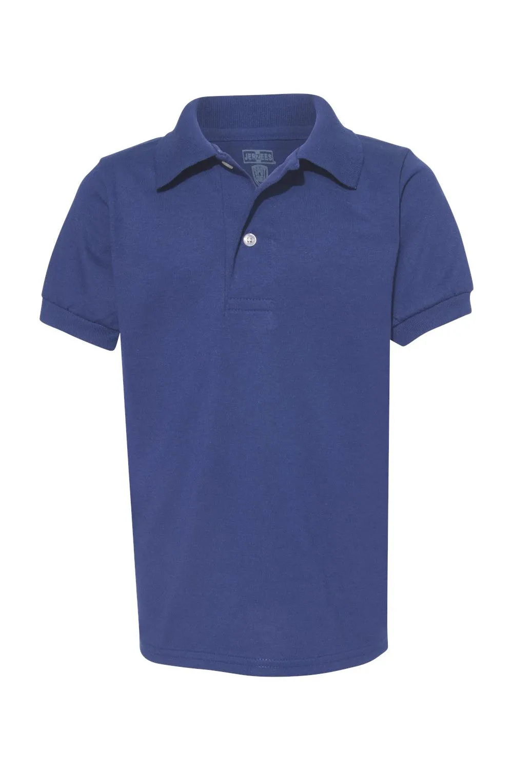 Jerzees Youth SpotShield Stain Resistant Short Sleeve Polo Shirt - Royal Blue