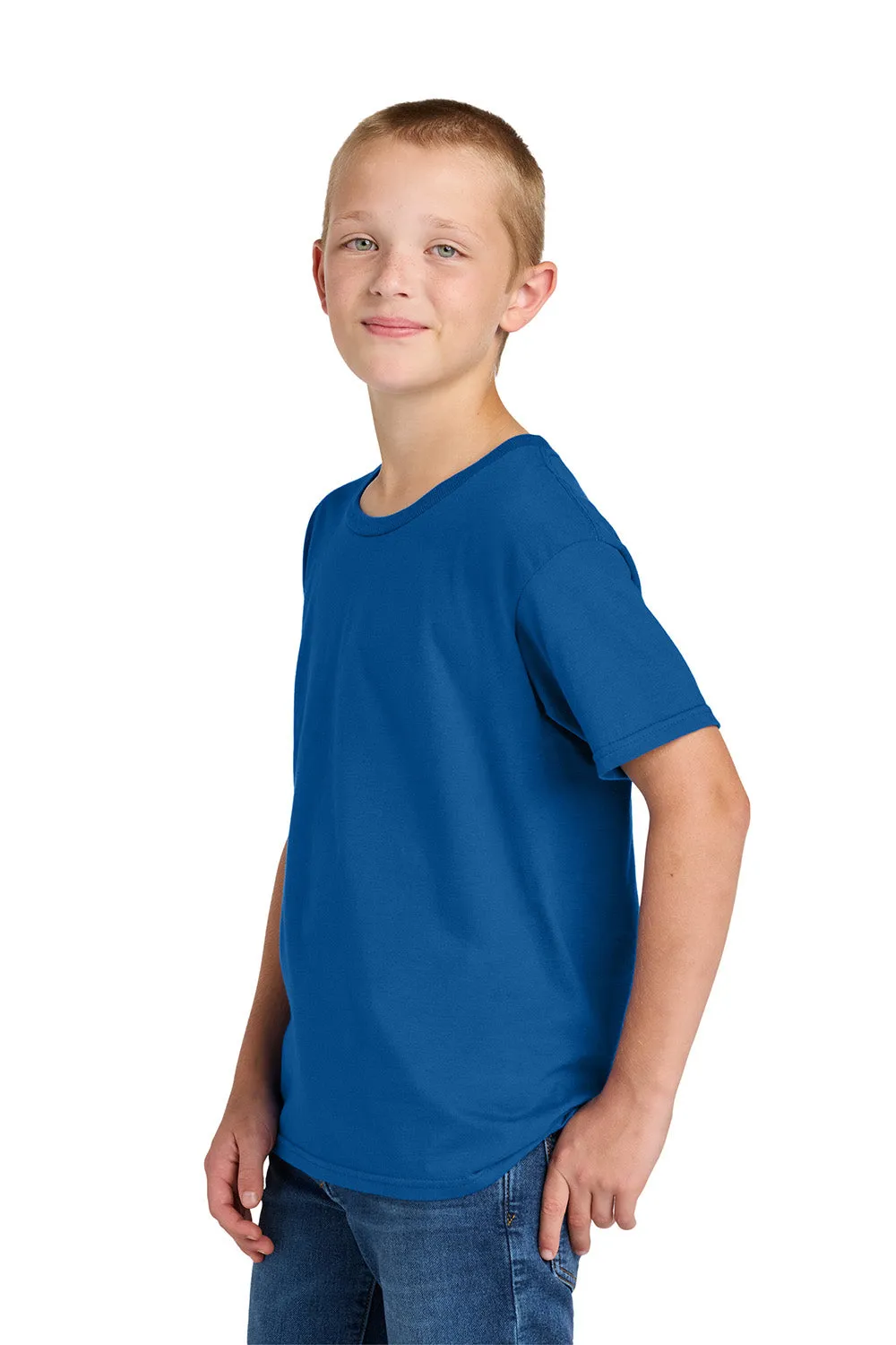 Jerzees Youth Ultimate Short Sleeve Crewneck T-Shirt - Royal Blue