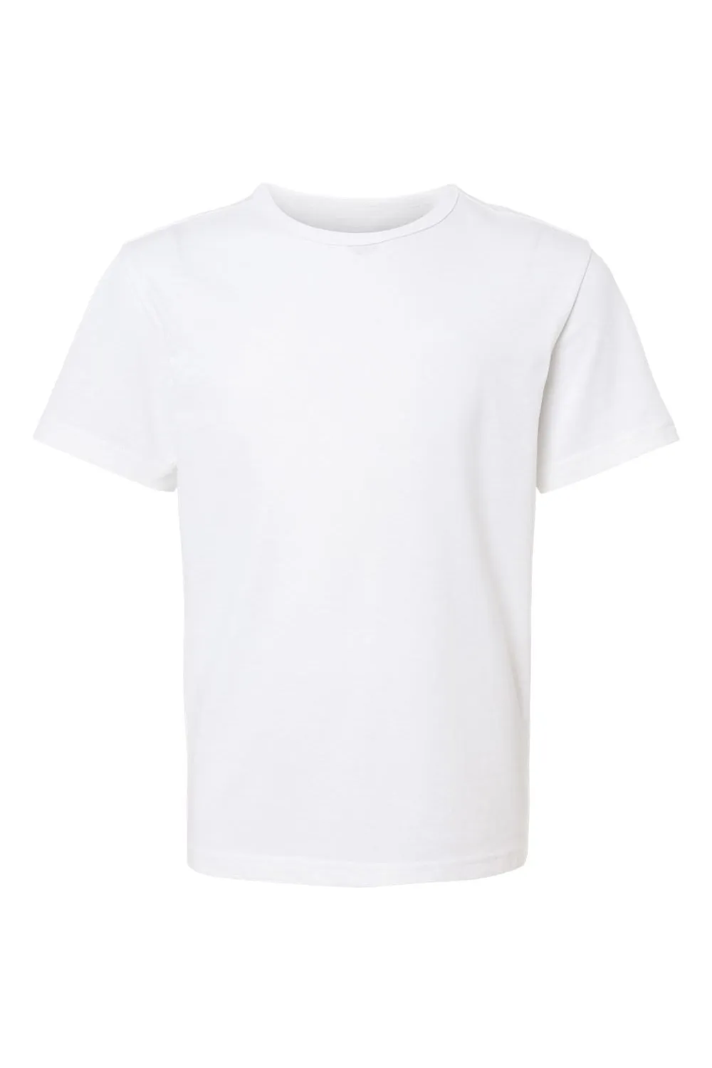 Kastlfel Youth Recycled Soft Short Sleeve Crewneck T-Shirt - White