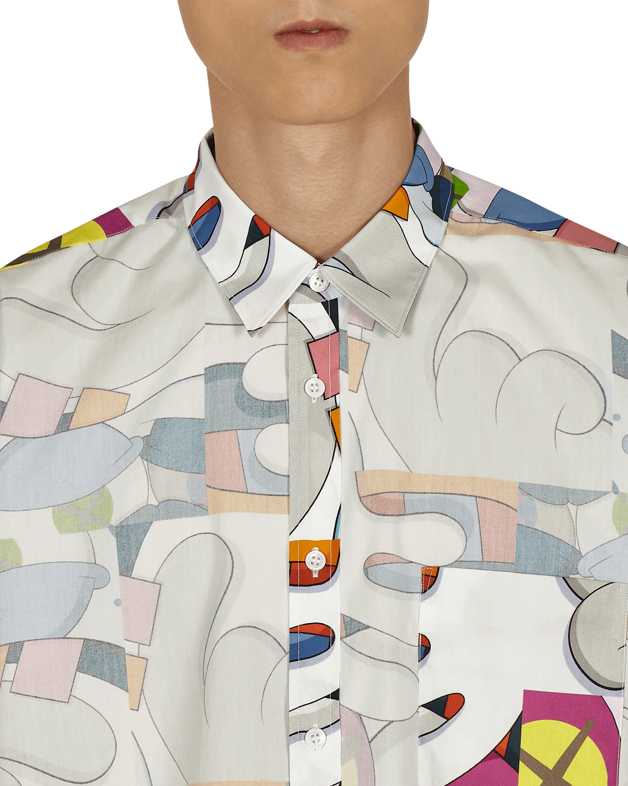 KAWS Classic Shirt With Overlay Multicolor