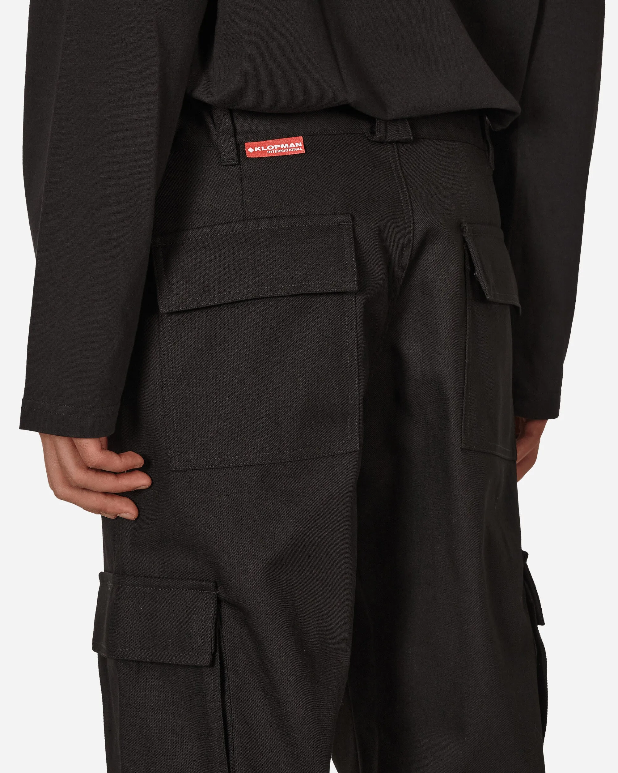 Klopman Shank Structured Pants Black