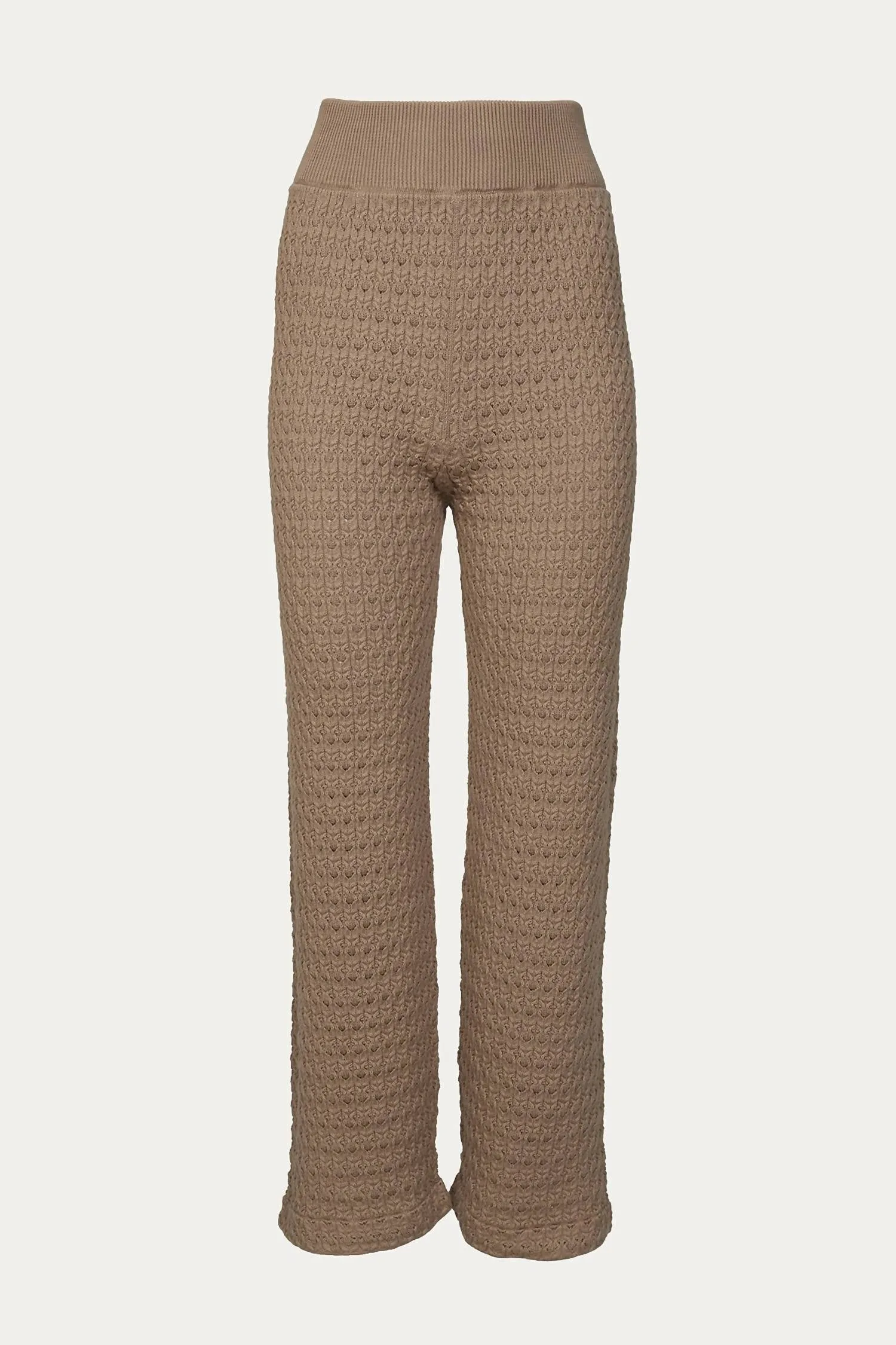 Lace Trousers In Almond
