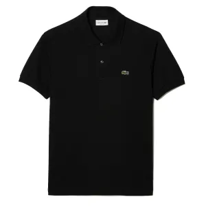 Lacoste Original S/S L.12.12 Petit Pique Cotton Polo Shirt Black