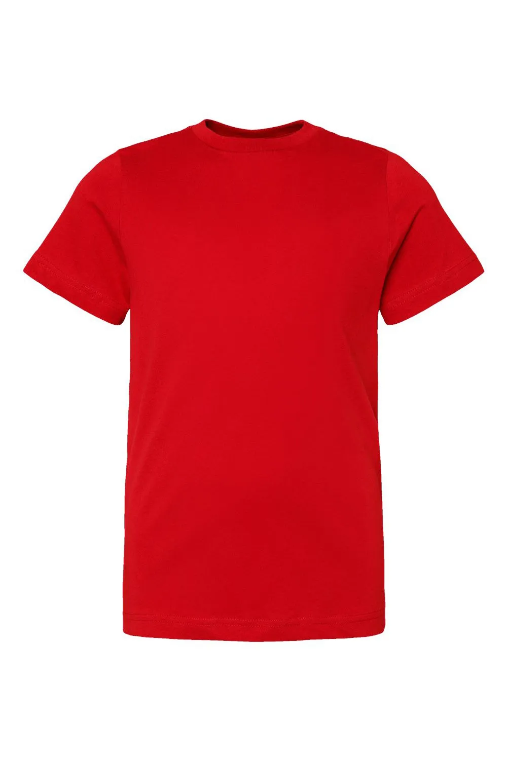 LAT Youth Fine Jersey Short Sleeve Crewneck T-Shirt - Red