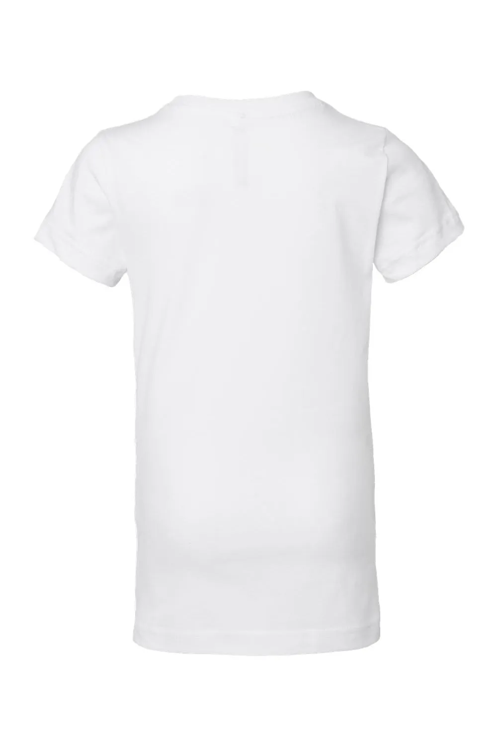 LAT Youth Fine Jersey Short Sleeve Crewneck T-Shirt - White