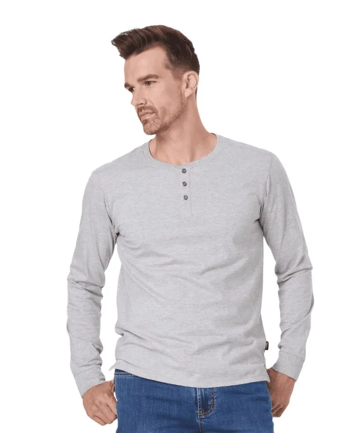 Lois Damon LS Henley Top