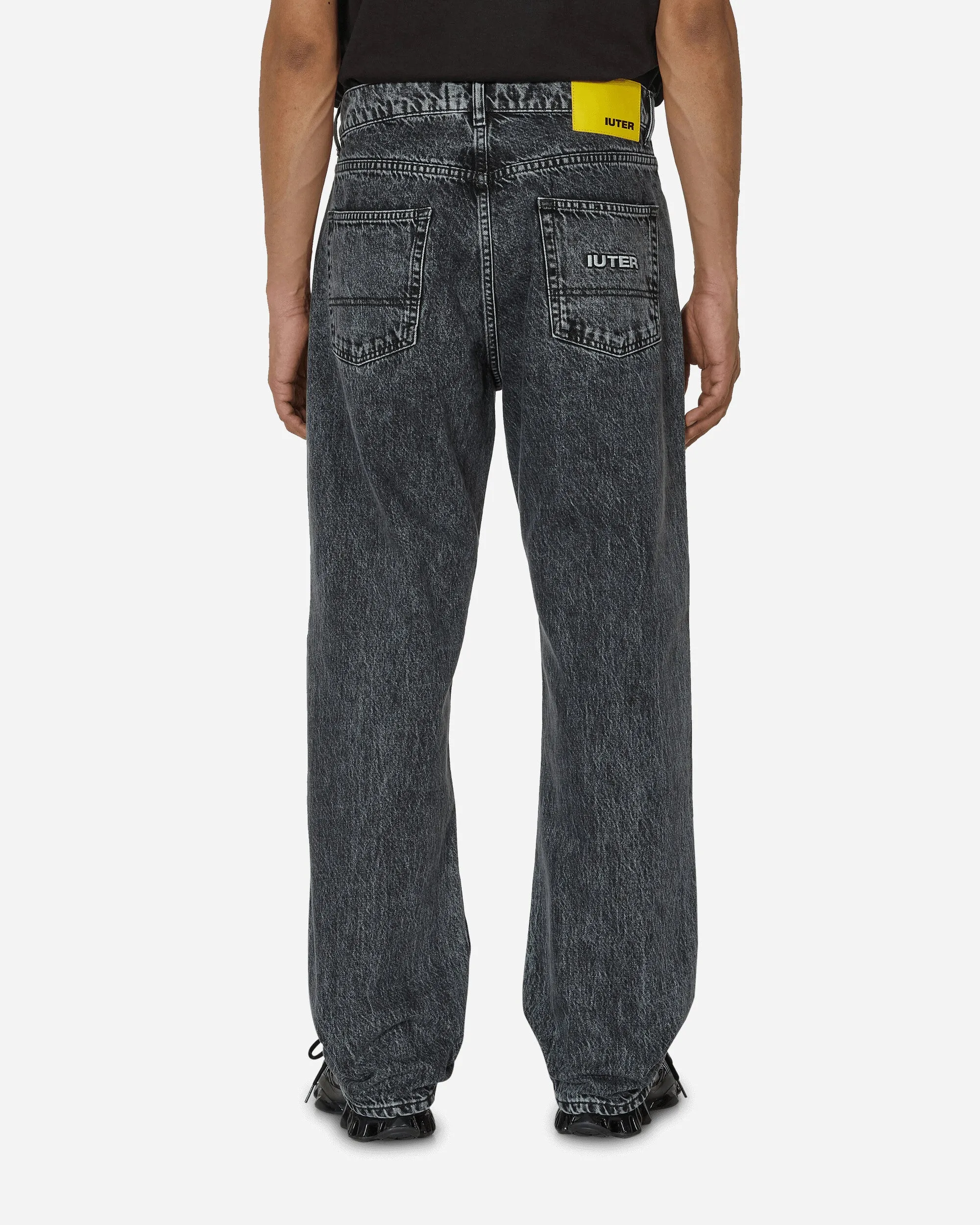 Loose Denim Pants Grey