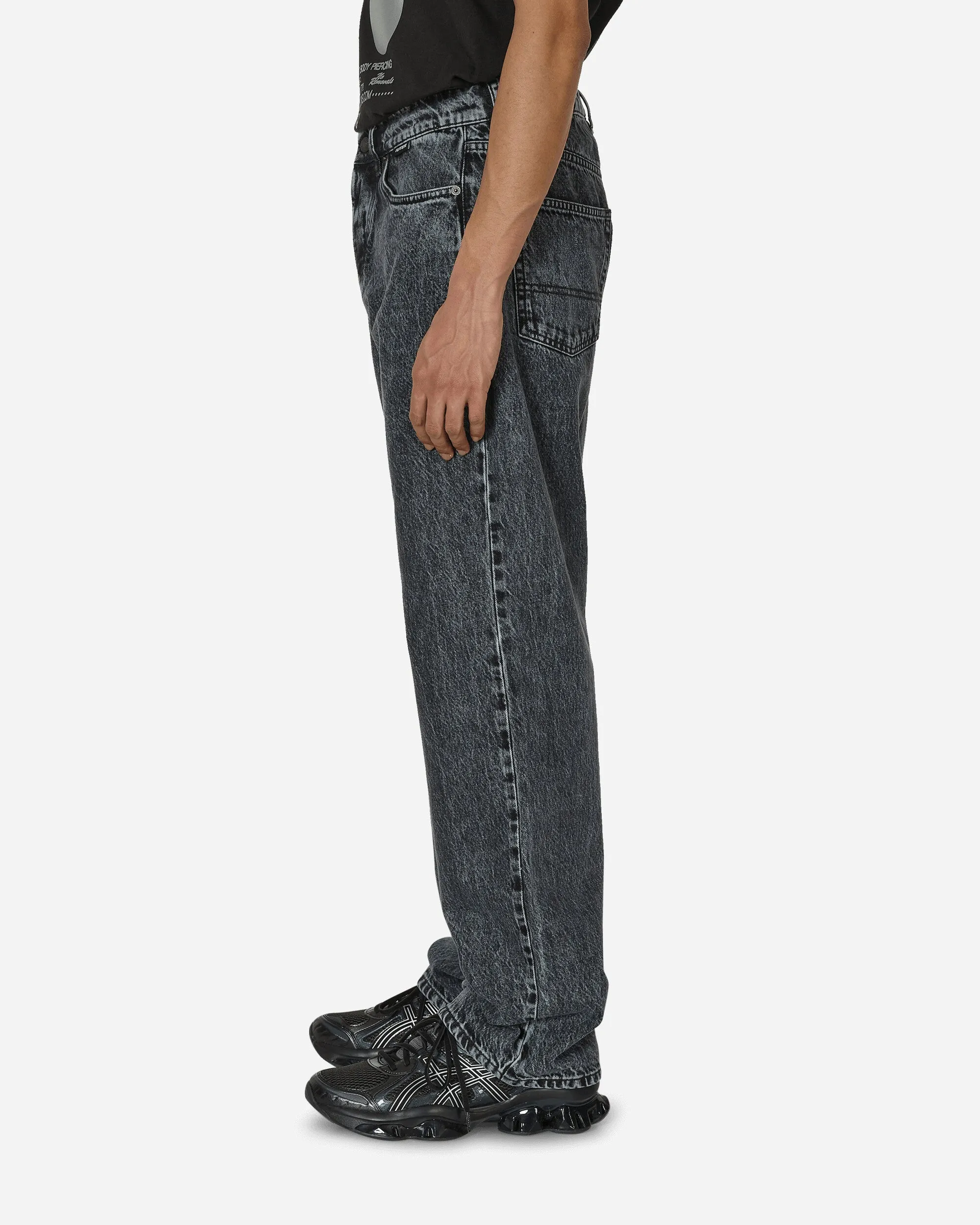 Loose Denim Pants Grey