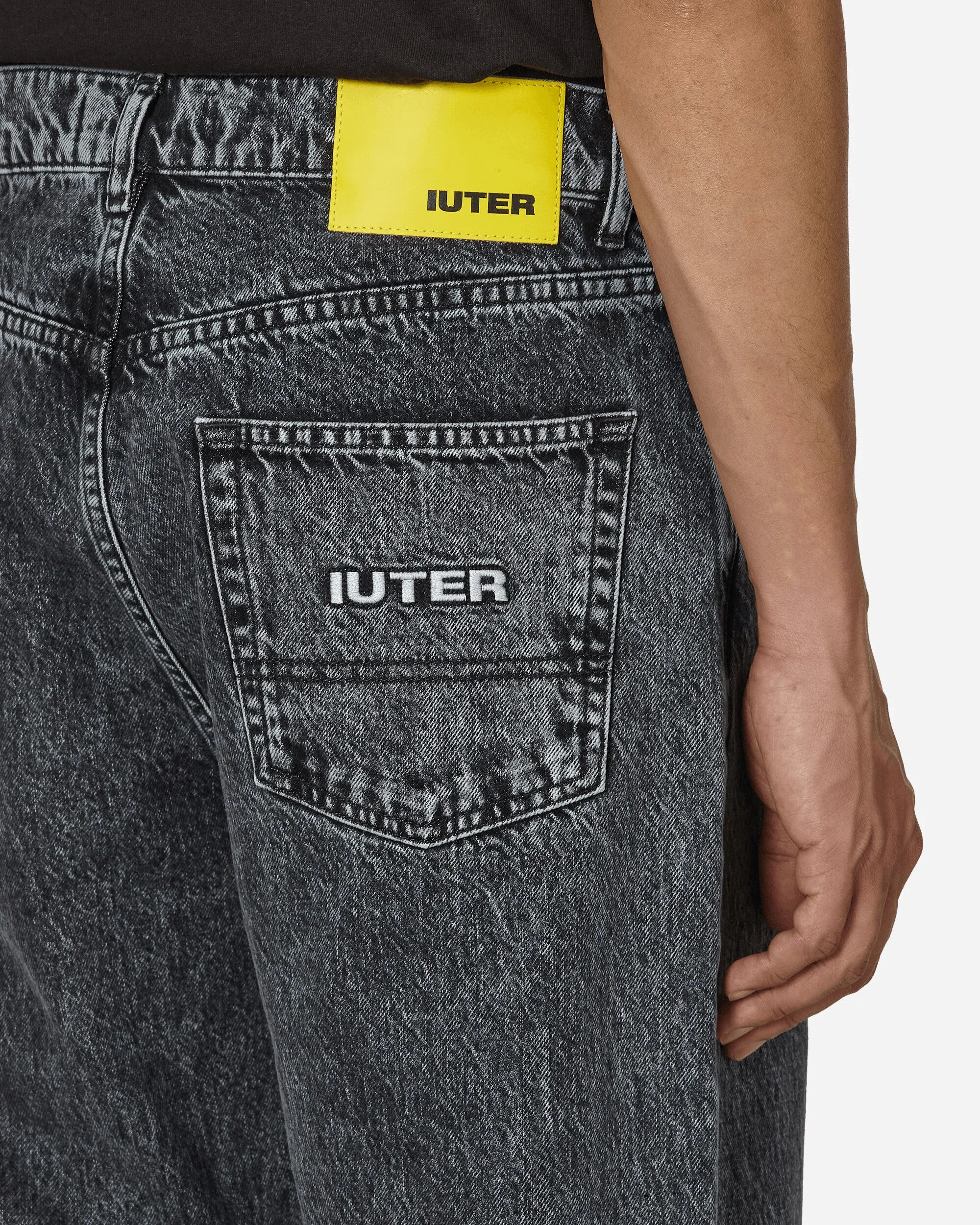 Loose Denim Pants Grey