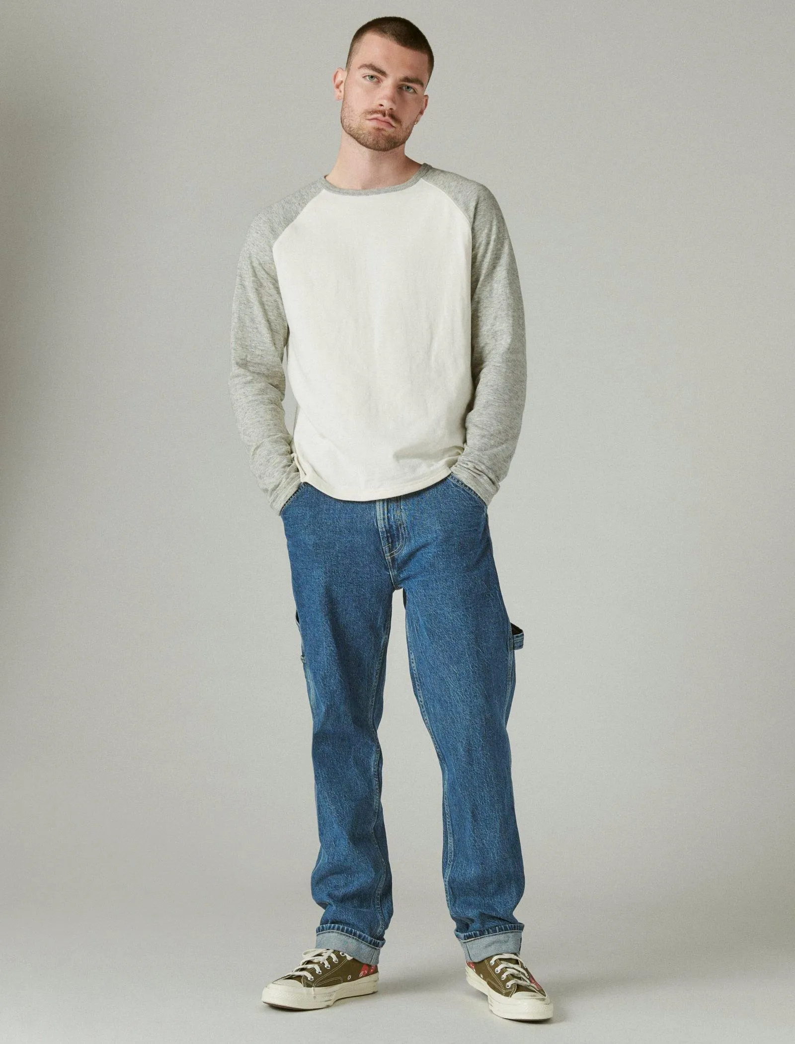 Lucky Brand Mens Duofold Baseball
