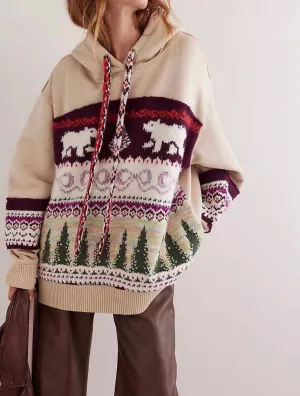 Lutz Sweatshirt In Bear Combo