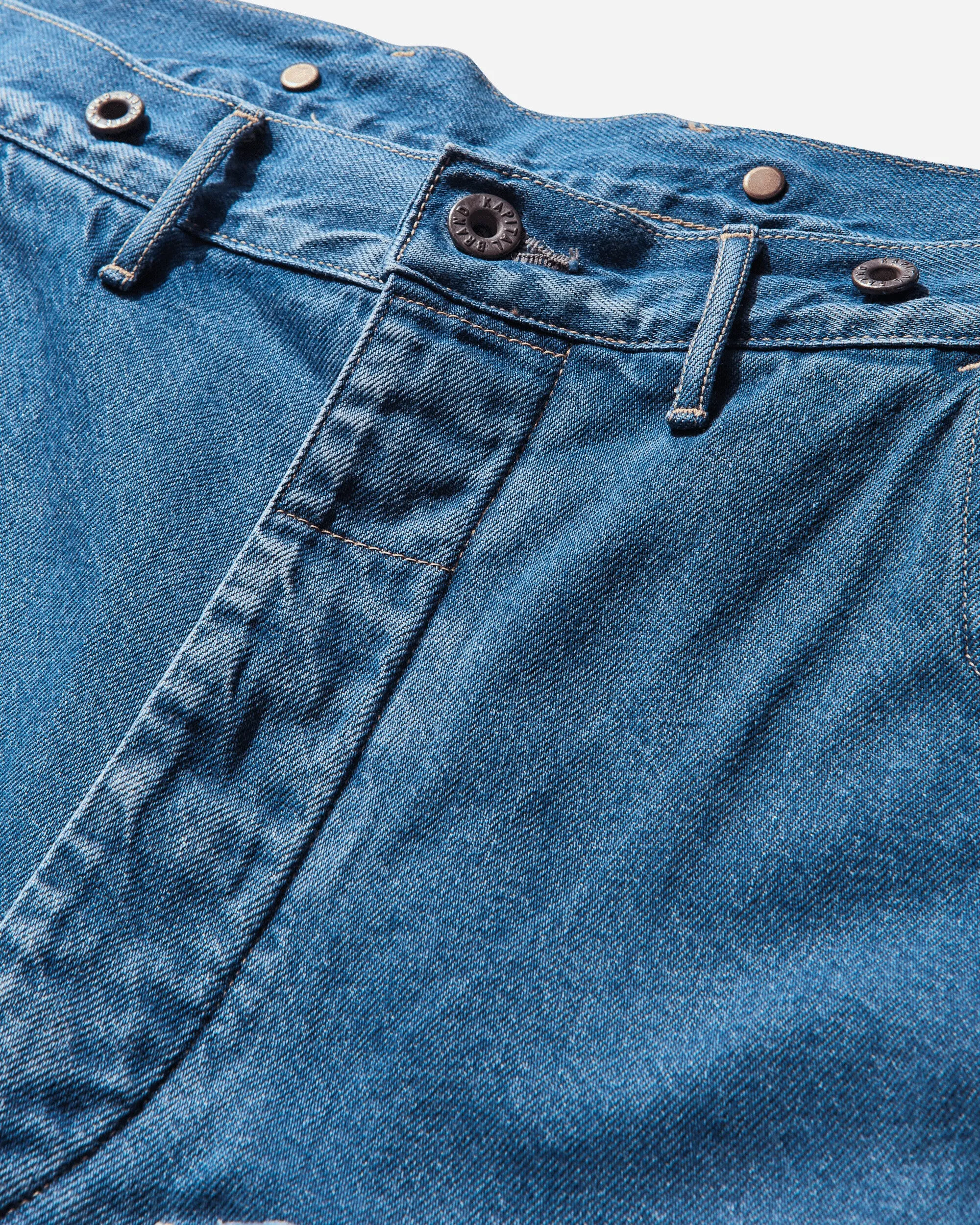 Men's 11.5oz Denim Lumber Pants (Processed) Blue