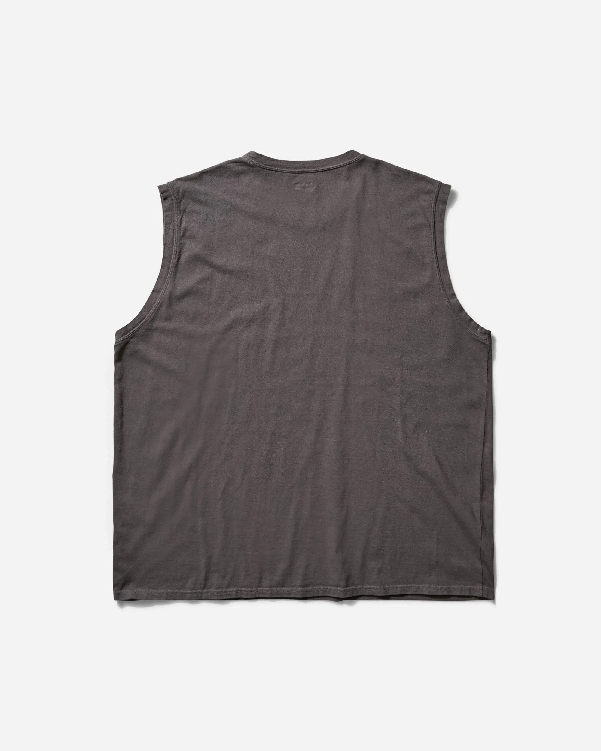 Men's 20/-Jersey Non-Sleeve Big T-Shirt (Buster Peckish Bowy) Ink Black