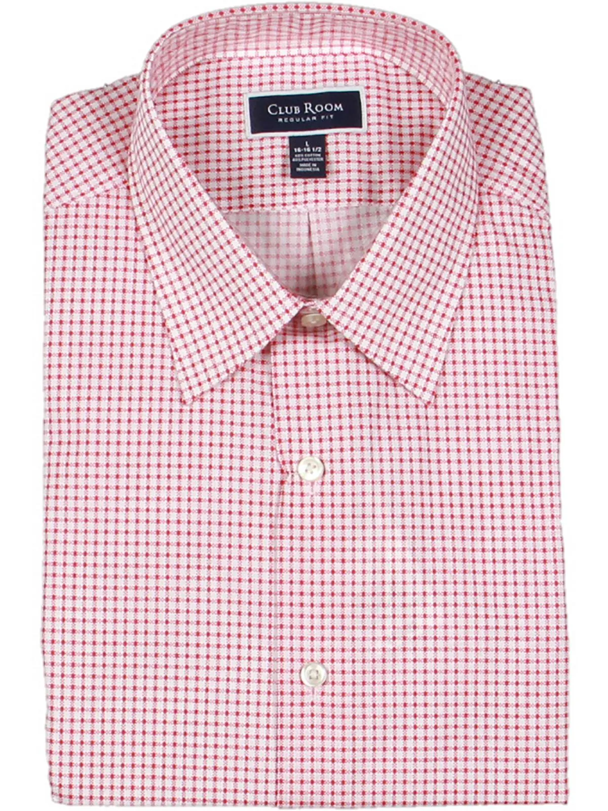 Mens Check Print Cotton Dress Shirt