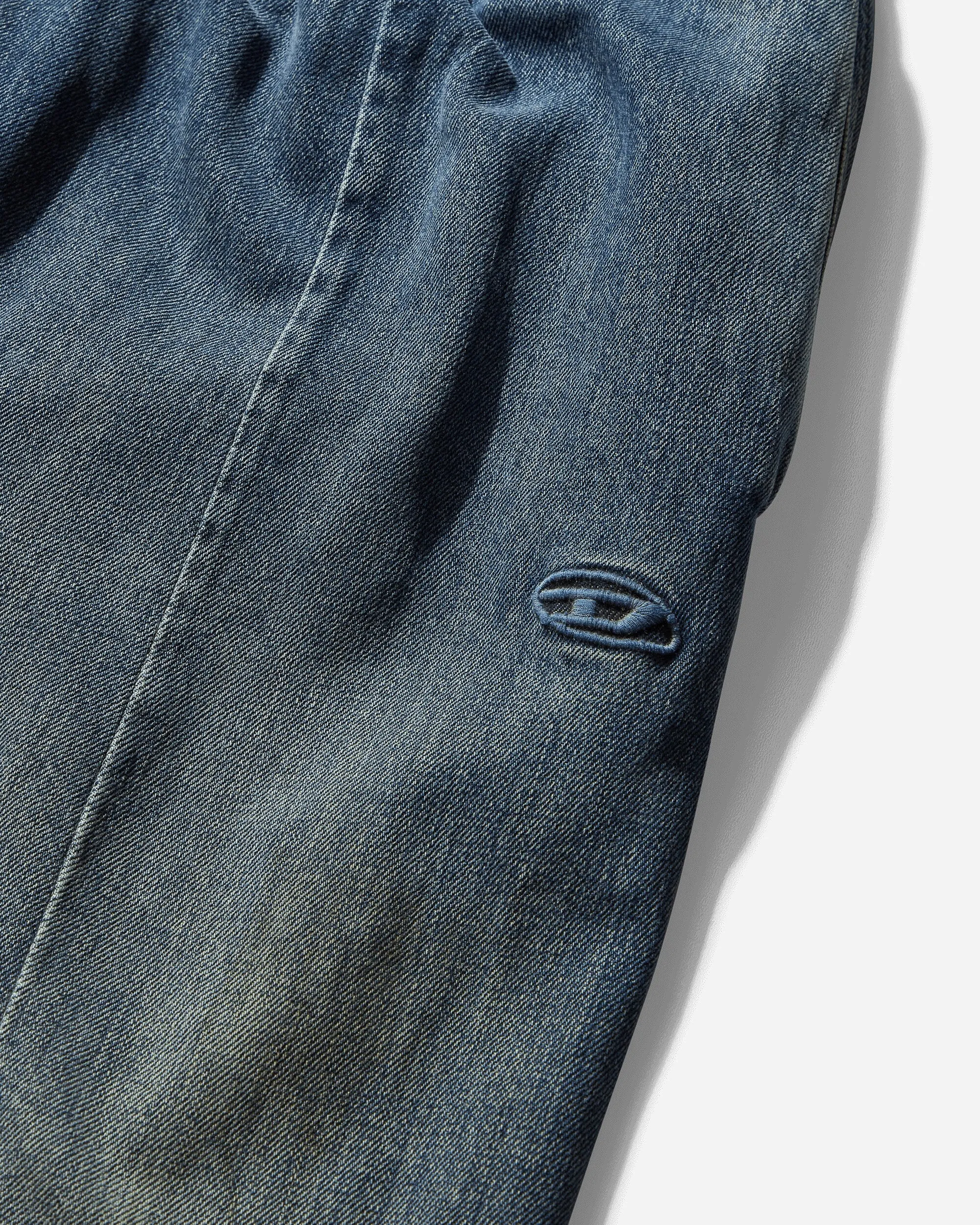 Men's Denim Cargo Pants Blue