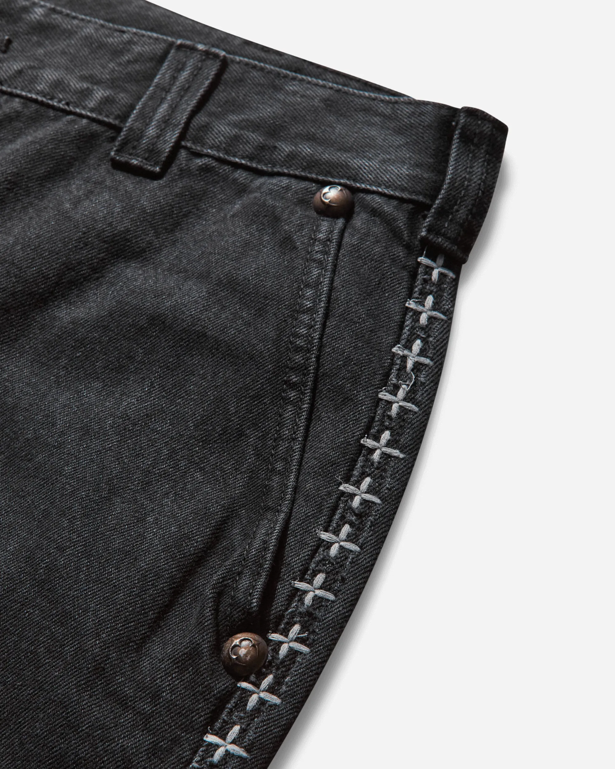 Men's Dickies Stitch Pants Black