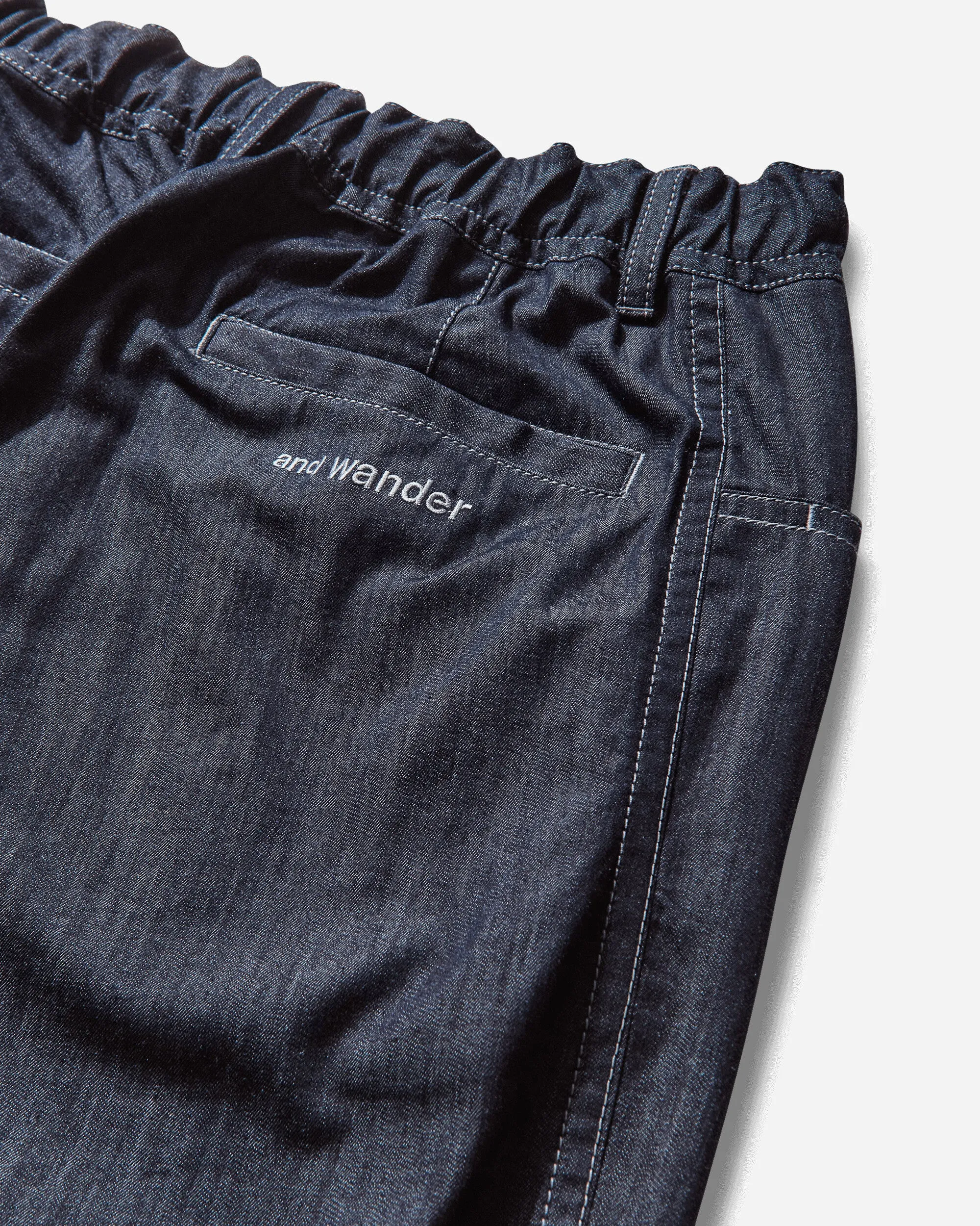 Men's Dry Easy Denim Wide Pants Navy