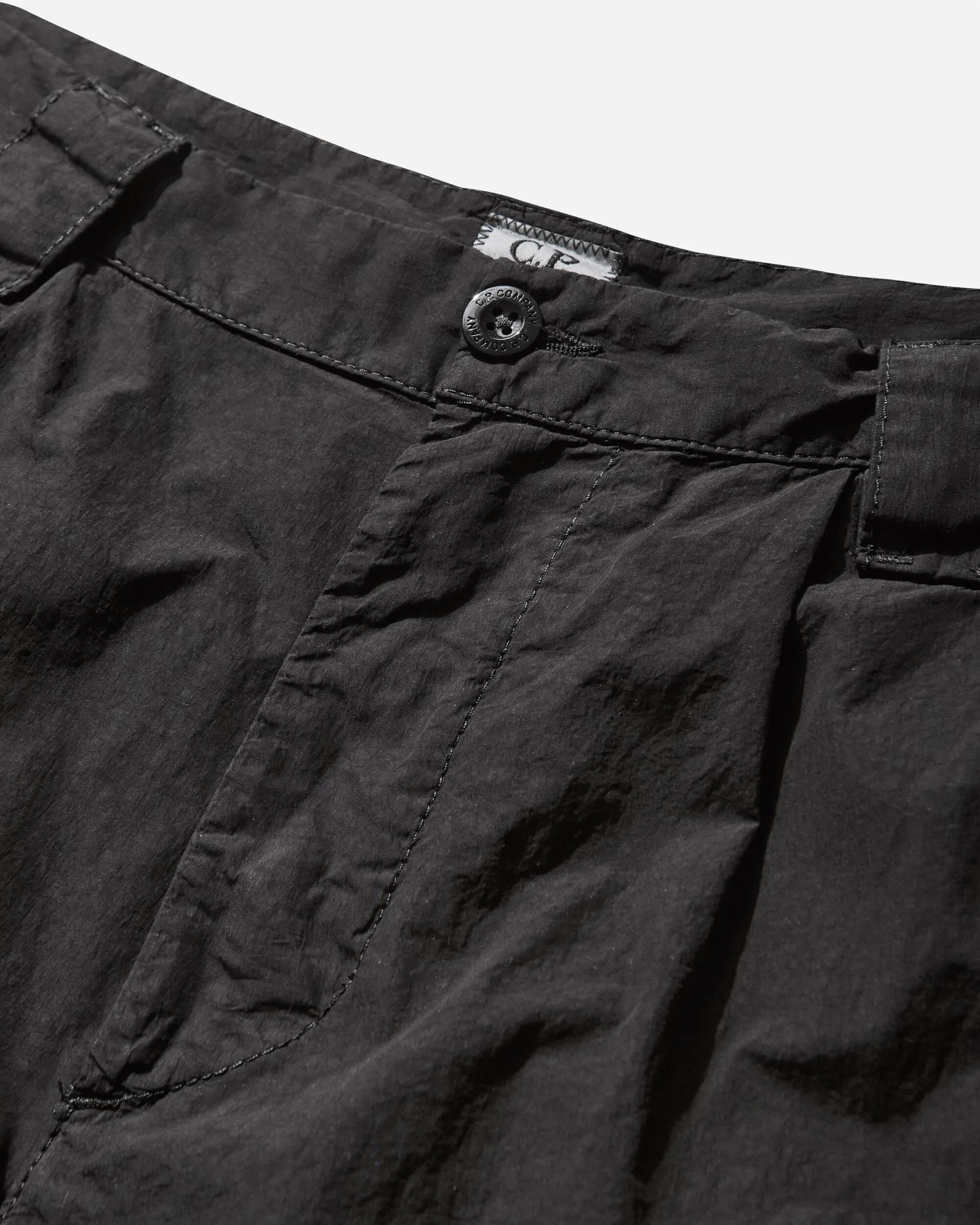 Men's Flatt Nylon Cargo Pants Black