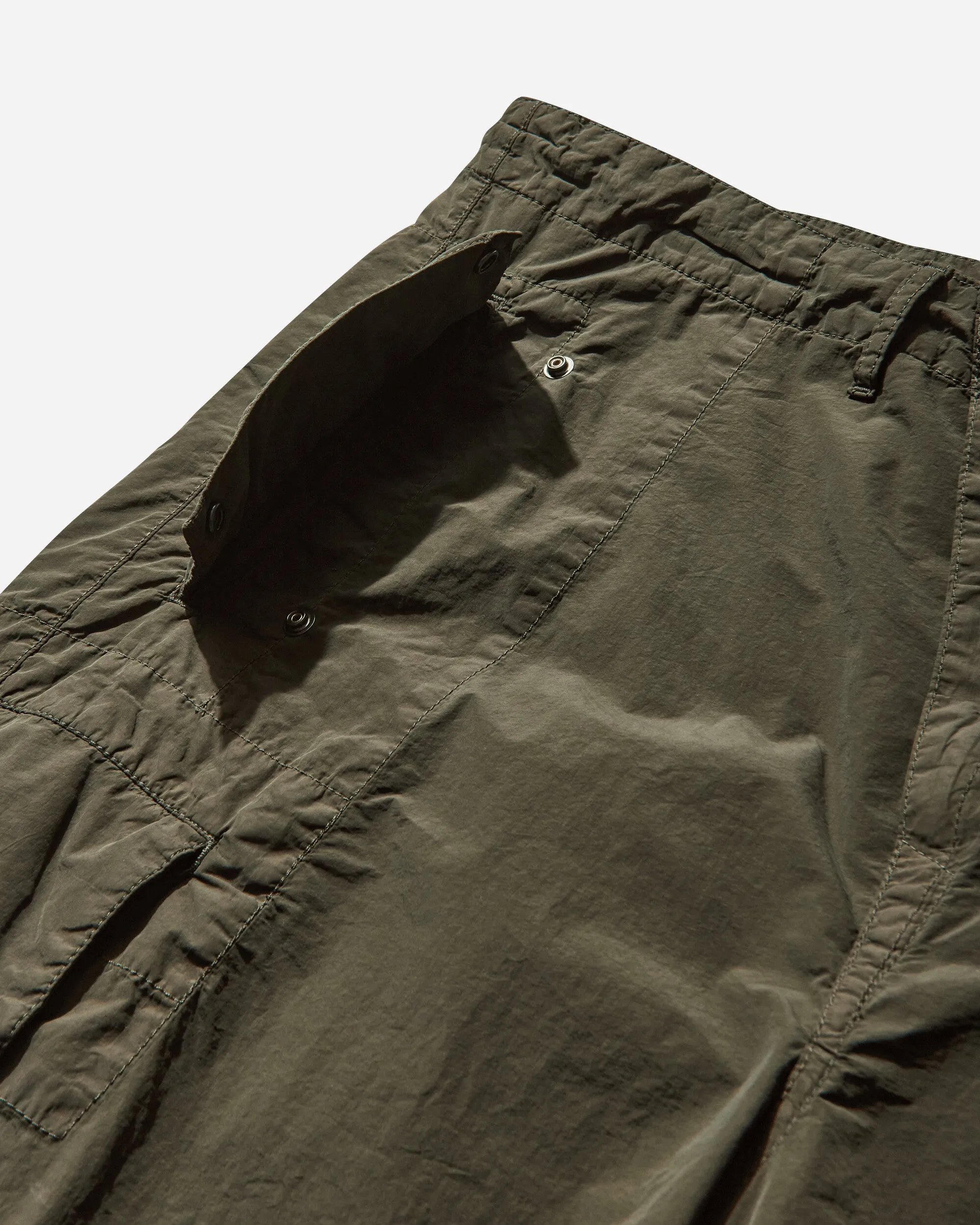 Men's Flatt Nylon Oversize Pants Ivy Green