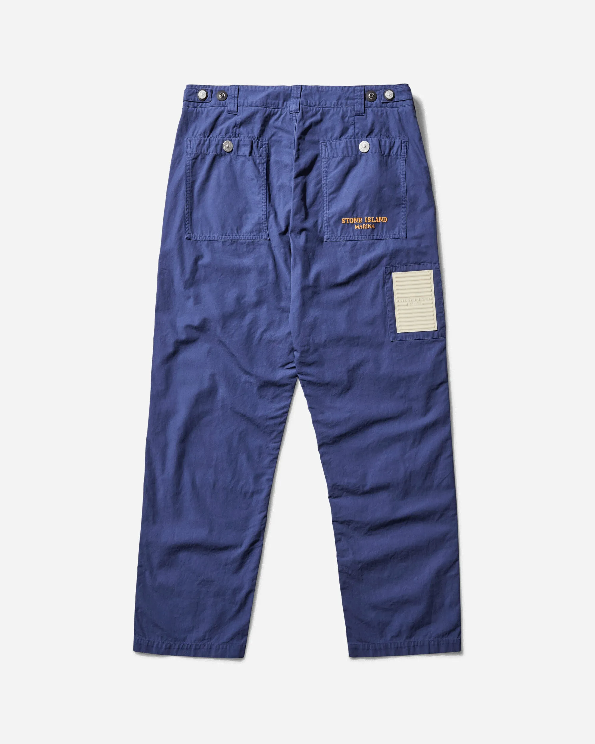 Men's Marina Organic Cotton Tela Trousers Blue Marine